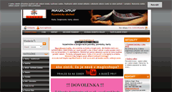 Desktop Screenshot of magicshop.sk