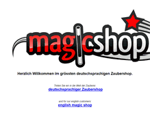 Tablet Screenshot of magicshop.de